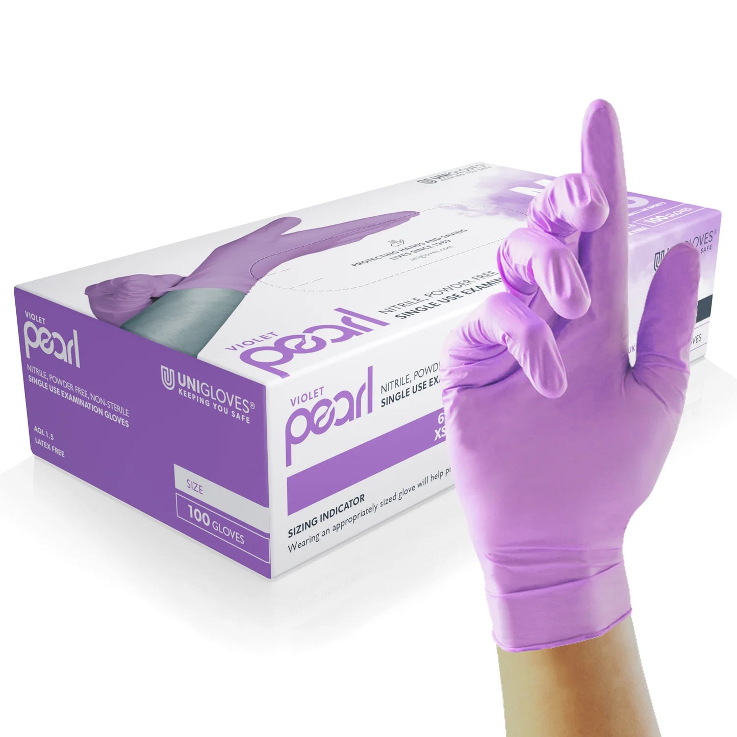Unigloves Pearl Nitrile Gloves Case