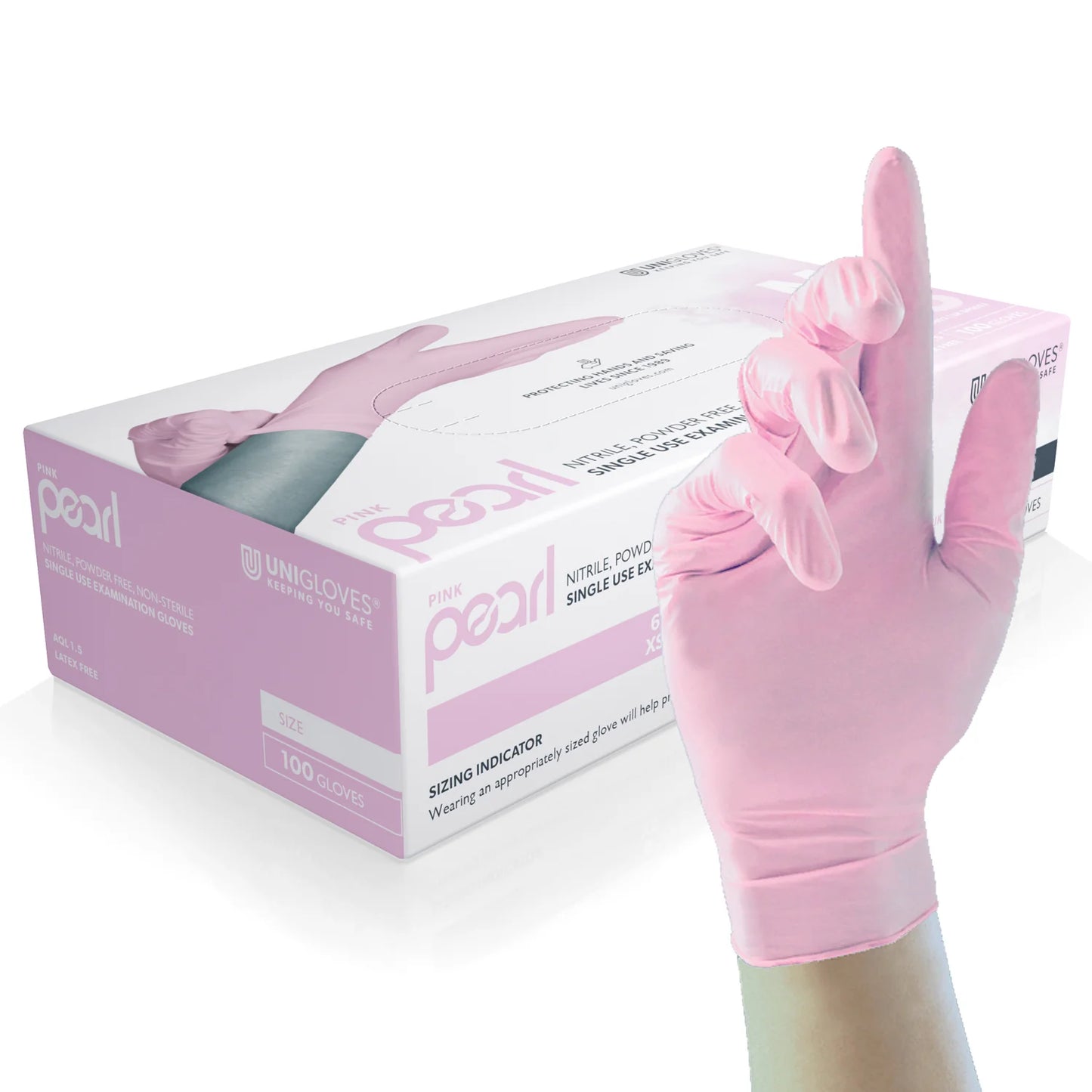 Unigloves Pearl Nitrile Gloves Case