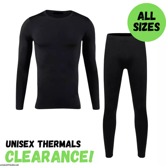 Thermal Tops - Short Sleeve & Long Sleeve + Pants
